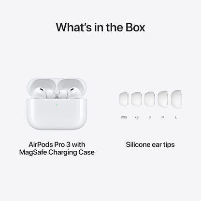 AirPods Pro 3 generatie - Totale geluidsisolatie met gezondheidsmonitoring
